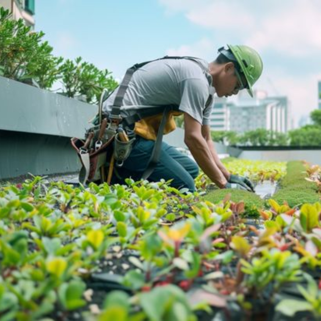 Green Eco-Friendly Roofing