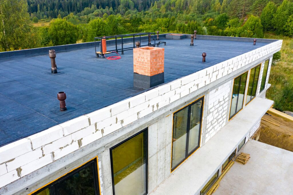 Flat roofing