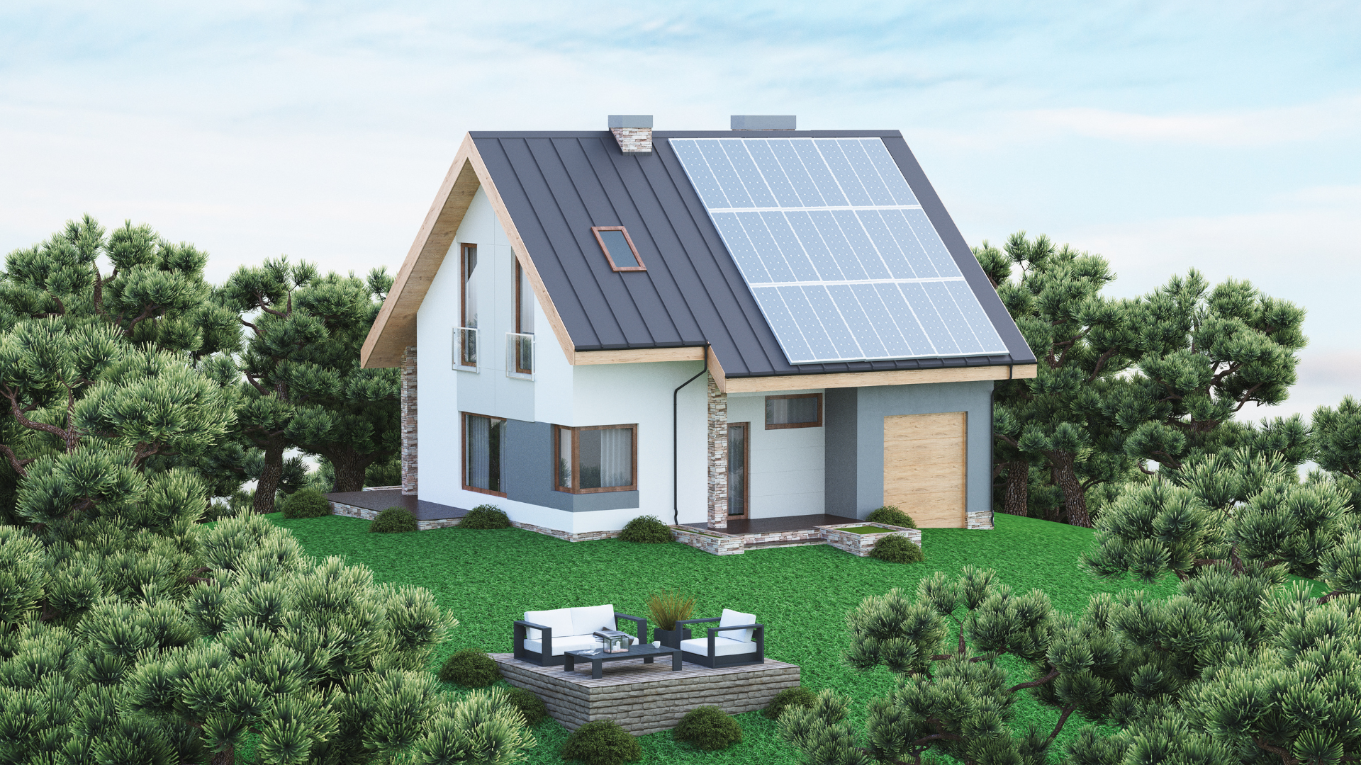 Green Eco-Friendly Roofing