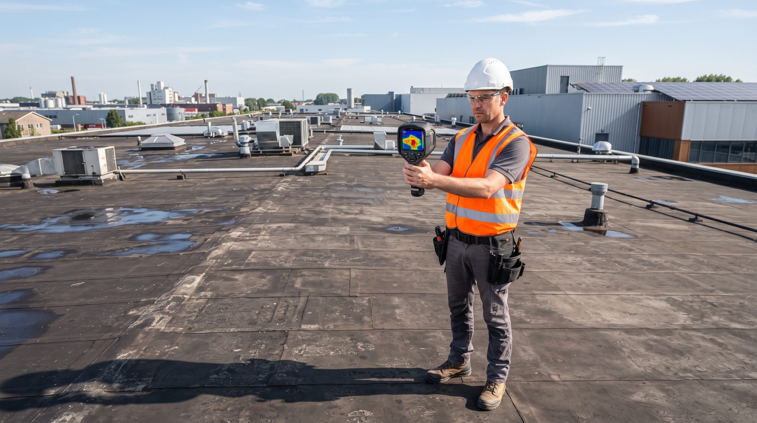 commercial roofing inspection