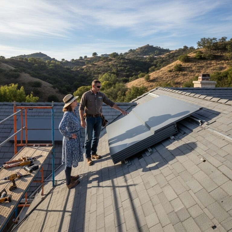 Steel Metal Roofing Cost in Woodland Hills, California
