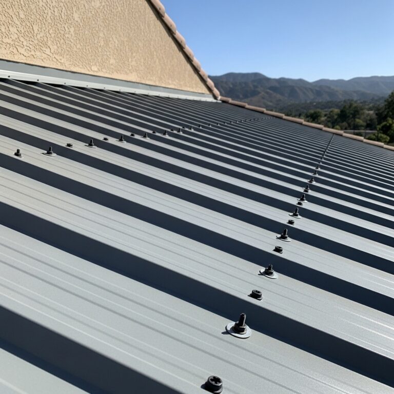 Ribbed Metal Roofing Panels for Homes in Woodland Hills, California