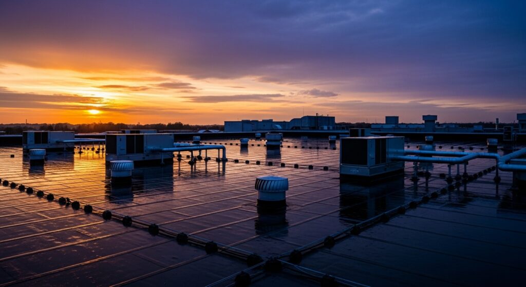 Flat Roofing Designed to Withstand Heat, Rain, and Time