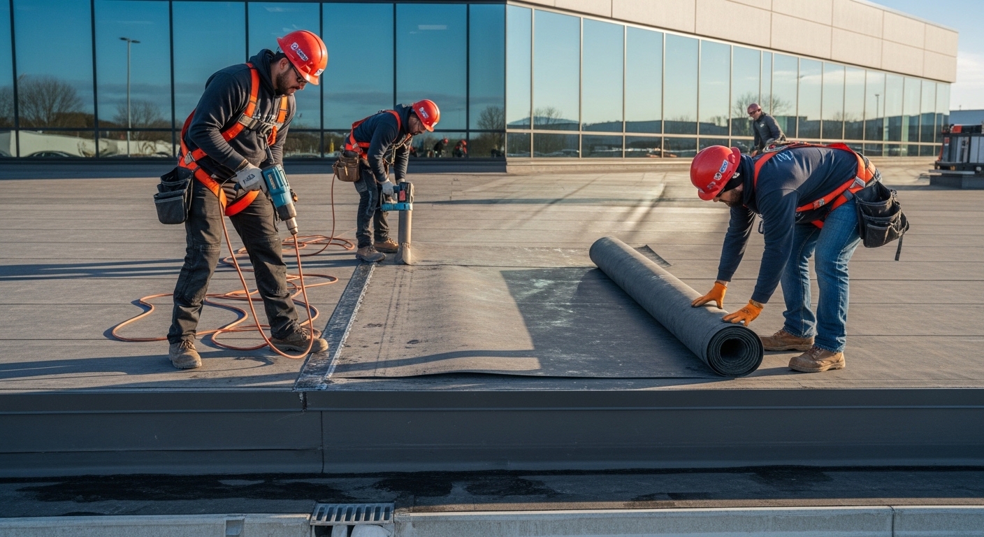Professional Flat Roofing Done Right the First Time