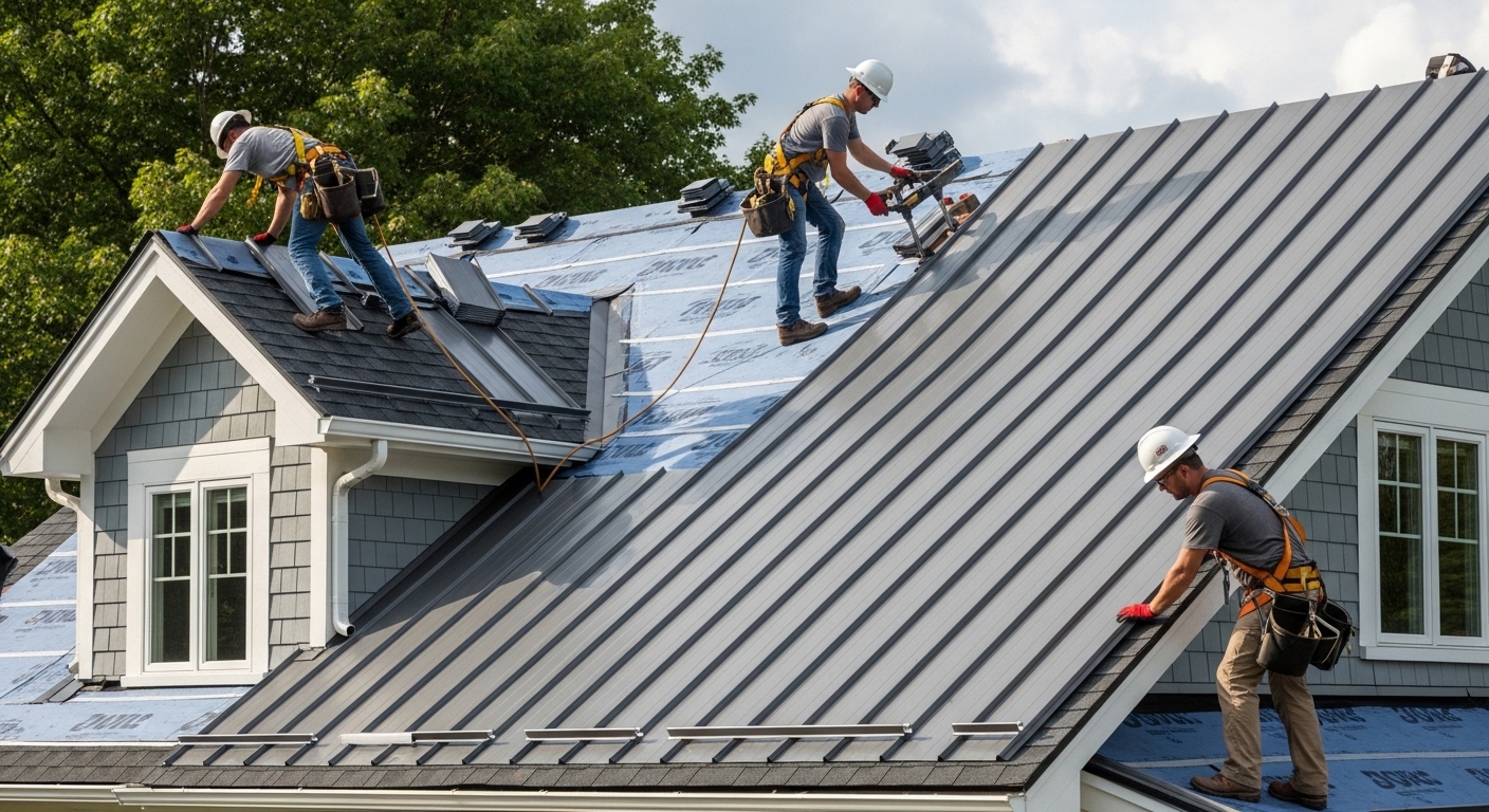 Professional Metal Roofing Installation for Lasting Security