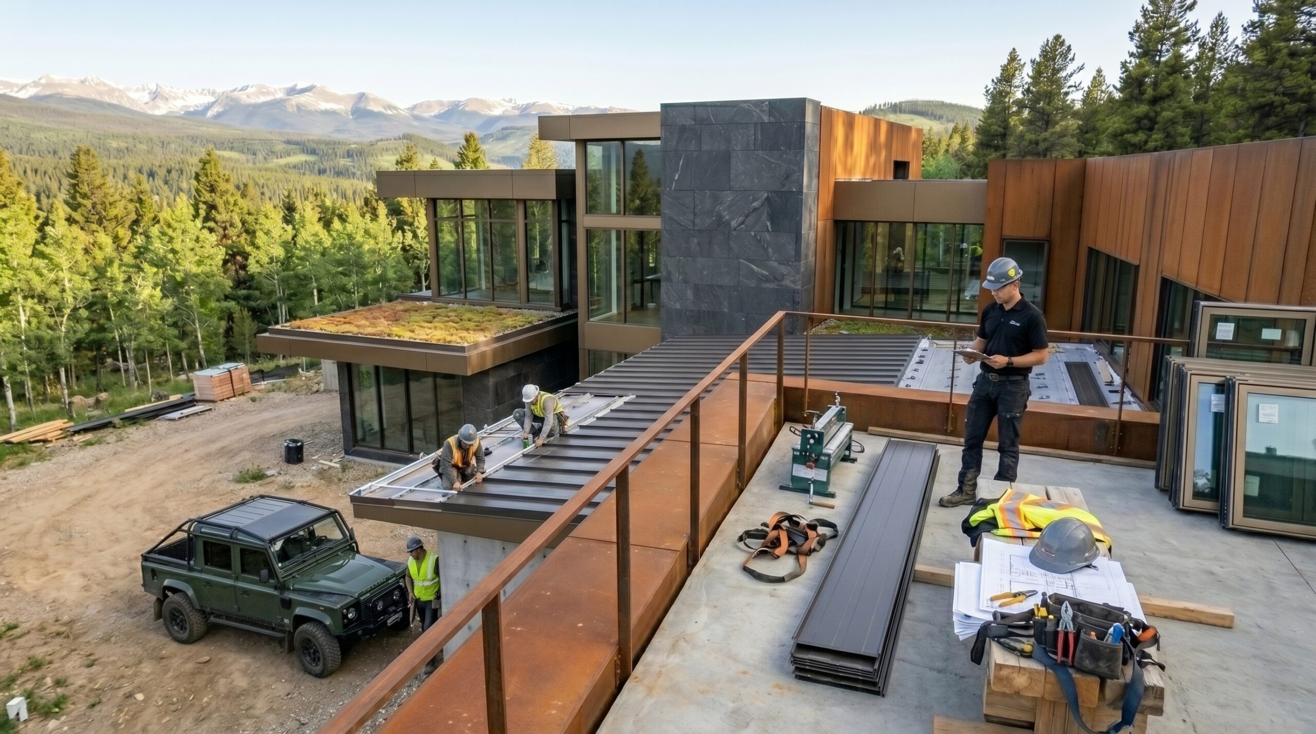 Professional Metal Roofing Installation for Modern Homes