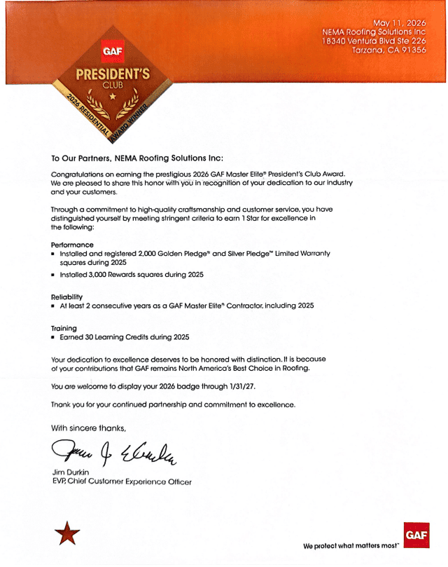 GAF President's