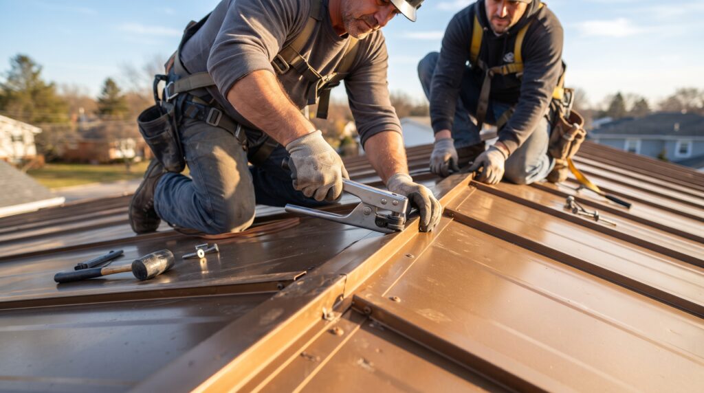 Common metal roofing