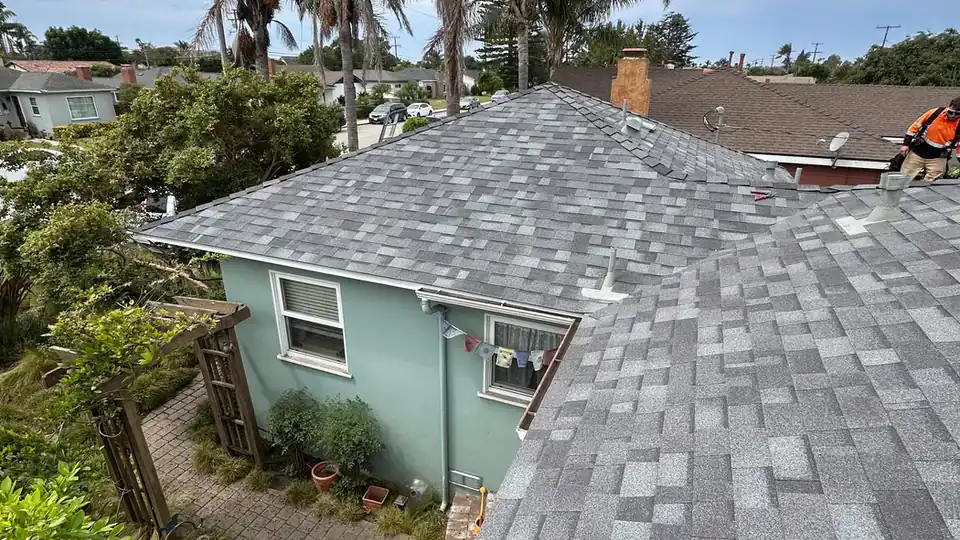 Completed shingle roof replacement on a single-story home by NEMA Roofing